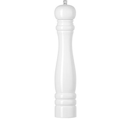 Salzmühle aus Holz, weiß, Durchmesser 60 x 315 mm - Hendi 469590