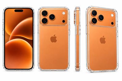 Hülle iPhone transparent 14 15 16 17 Pro Plus Pro Max Handyhülle TPU Schutz