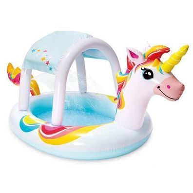 Duschwanne mit Dach, Einhornform, 254 x 132 cm, Intex 58435