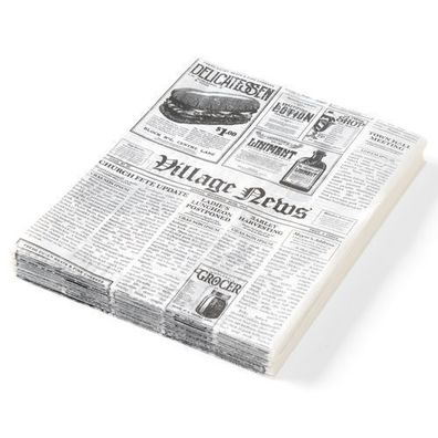 Pergamentpapier für warme Snacks, 200 × 250 mm, 500 Stück, Hendi 678121