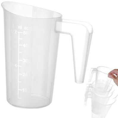 Küchenmessbecher mit Messbecher aus Polypropylen, stapelbar, 0,5 l - Hendi 567814