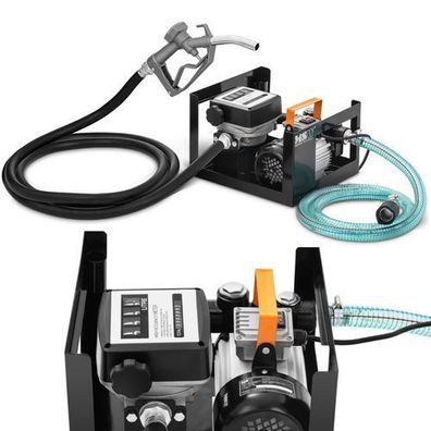 Elektrische Dieselzapfsäule mit Zähler, Schutzart IP55, 230 V, 600 W, 60 l/min