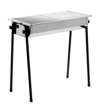 Terrassen-Holzkohlegrill mit 2 Grillrosten - Hendi 150603