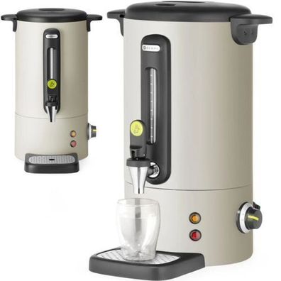 UNIQ 9 l 950 W Glühweinkocher mit Wasserhahn und Tropfschale - hellgrau