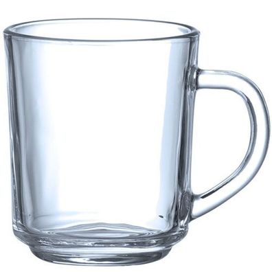 Glasbecher für heiße und kalte Getränke 240 ml - 6 Stück