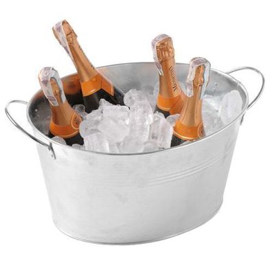 Eisbehälter aus Stahl für Champagner 400x330mm