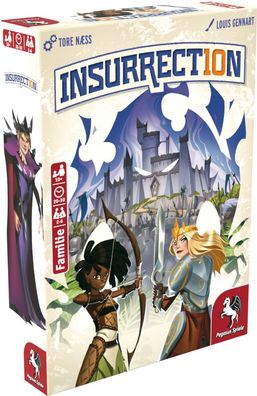 Pegasus Spiele Insurrection Familienspiel Kartenspiel Rebillion Korruption