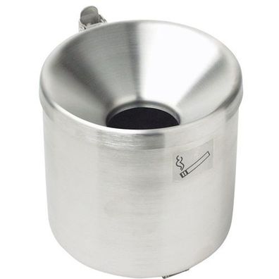 Selbstverlöschender Wandaschenbecher Edelstahl, Innen- und Außenbereich, 9 cm