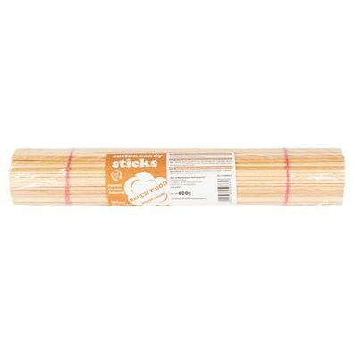 Buchenholz-Zuckerwattestäbchen, 30 cm/4 mm, mit PZH-Zertifikat, 200 Stück