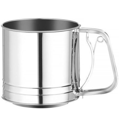 Mehlsiebbecher aus Stahl, 550 g
