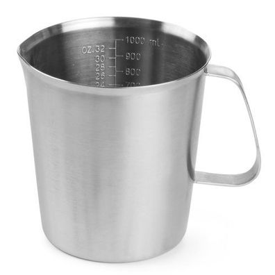 Küchenmessbecher mit Edelstahlskala 1 l - Hendi 516201