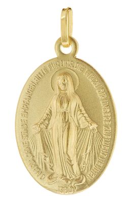trendor Schmuck Milagrosa Anhänger 585 (14K) Gold Medaille Madonna 51935