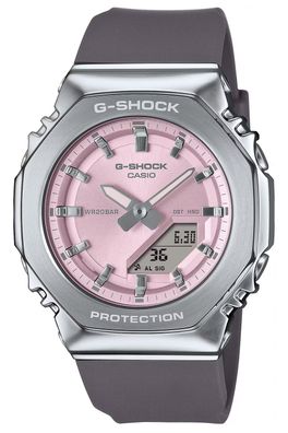 Casio G-Shock Classic Damen-Armbanduhr Grau/Rosa GM-S2110-4AER