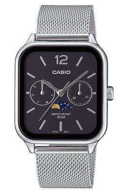 Casio Herrenuhr Multifunktion mit Mondphase MTP-M305M-1AVER