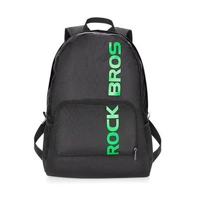 Wasserdichter, faltbarer Sportrucksack 46,5 x 38 cm 18 l - schwarz