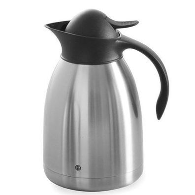 Thermoskanne für Kaffee, doppelwandig, Edelstahl, 1,5 l - Hendi 446607