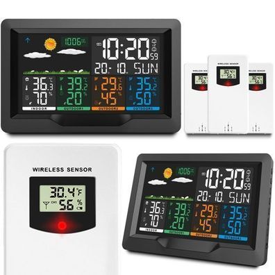 Wetterstation mit Display BD-904 schwarz