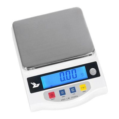 SBS-LW-2000A LCD-Präzisionswaage, Genauigkeit 0,01 g bis 2000 g