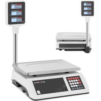 LCD-Tischwaage für Laden, Lager oder Wiegesysteme 15 kg/2 g
