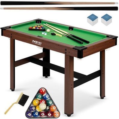 4-Fuß-Billardtisch-Set, großer Billardtisch für Kinder, Neo-Sport NS-807