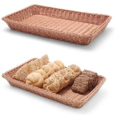 Korbtablett für Brot, Obst, verstärkt GN1/1 - Hendi 426685