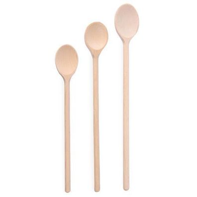 Küchenlöffel-Set aus Holz, 3-teilig - Hendi 525005