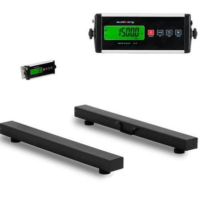 Digitale LCD-Bluetooth-Balkenwaage 1500 / 0,5 kg 100 x 10 cm