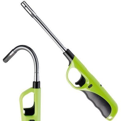 Gaskamin-Kerzenanzünder mit langer, flexibler Spitze und Sicherheitsverriegelung