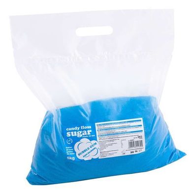 Zuckerwatte blau, Kaugummigeschmack, 5 kg