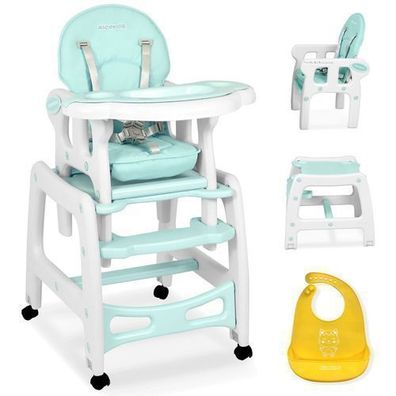 Sinco 5-in-1 türkisfarbener Hochstuhl