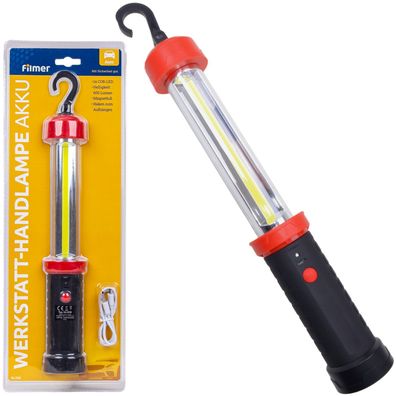 COB LED Akku USB Arbeitsleuchte KFZ Werkstatt-Leuchte Hand-Lampe Inspektion