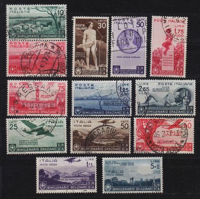 Italien ITALY [1936] MiNr 0547-59 ( O/used ) [01]