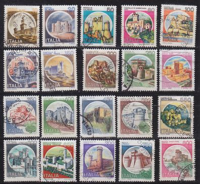 Italien ITALY [Lot] 01 ( O/used ) Burgen reiclich, sauber!
