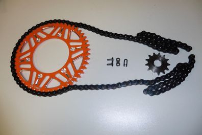Kettensatz 13 48 verstärkt Kettenrad Ritzel passt an Ktm Exc 450 98-19 Lc4 or