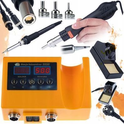 Rosfix Set Lötstation 2in1 OH660 + Lötkolben BL80W – 660W | 230V, LED, 500°C