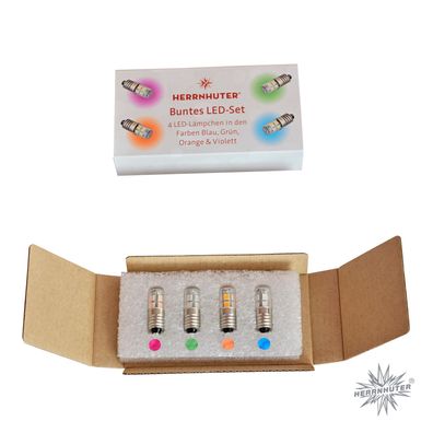 Buntes LED Set (Farbe blau, grün, orange und violett)