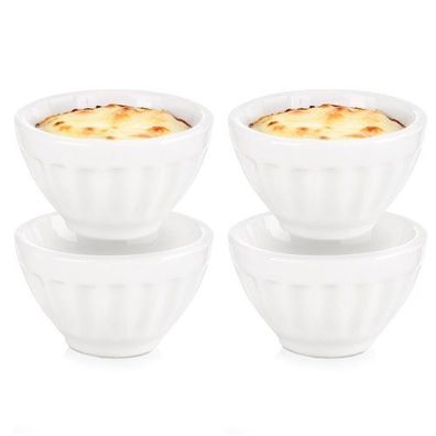 Porzellan-Snackschalen 6 cm, 40 ml 4 Stück