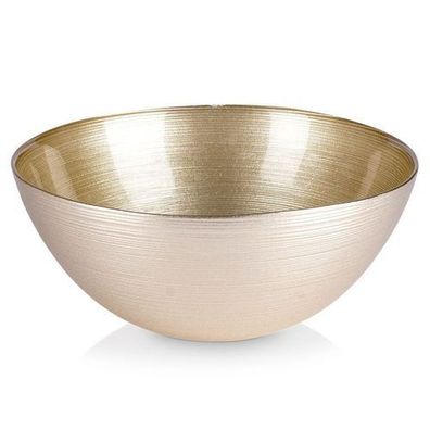 Goldene Glasschale, 21 cm, 1,7 l