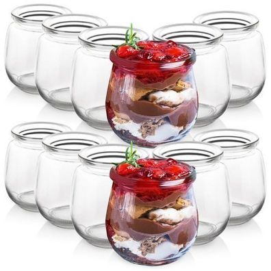 Glas für Joghurt und Desserts 200 ml 12 Stück