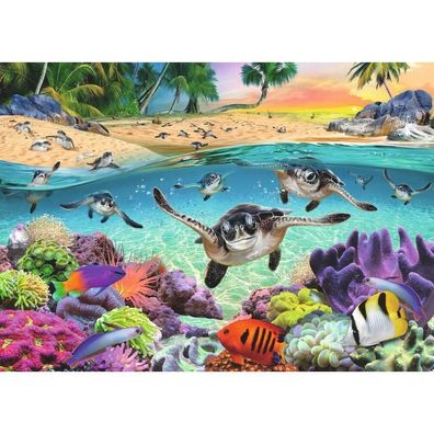 Ravensburger Puzzle Schildkrötenbabys XXL 500 Teile