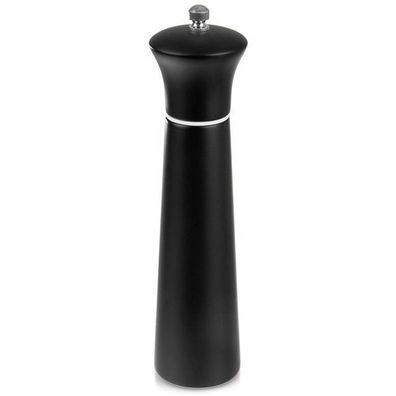 Schwarze hölzerne Pfeffer- und Salzmühle, 21,5 cm