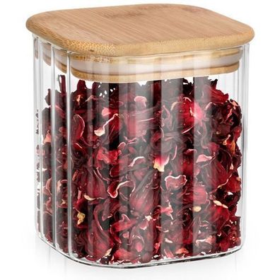 Glasbehälter für lose Produkte mit Deckel und Verschluss, 750 ml