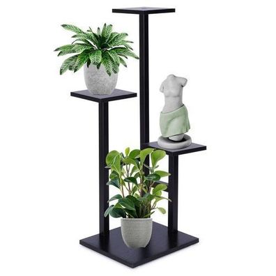 4-stöckiger Blumenständer aus Metall, 84 cm