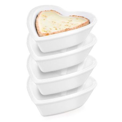 Porzellan-Snackschalen 7,5 cm, 35 ml 4 Stück