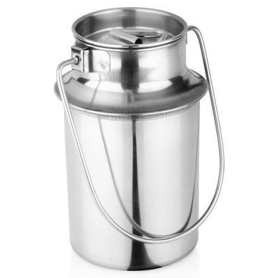 Milchkanne aus Stahl, 1 l