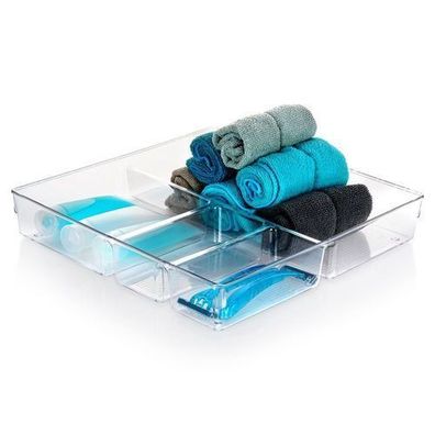 Schubladenorganizer mit Fächern 31x31x5,5 cm