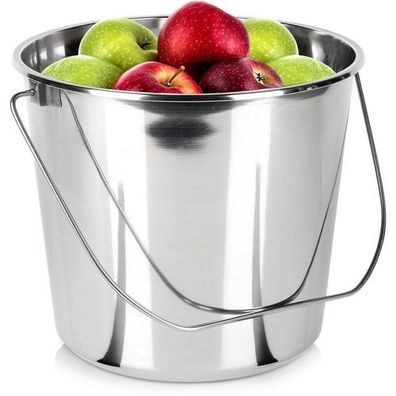 Edelstahl-Lebensmitteleimer 12 l
