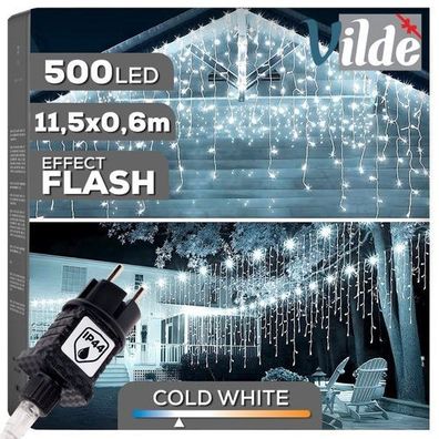 Lichtvorhang für den Außenbereich, 500 LEDs, 11,5 m