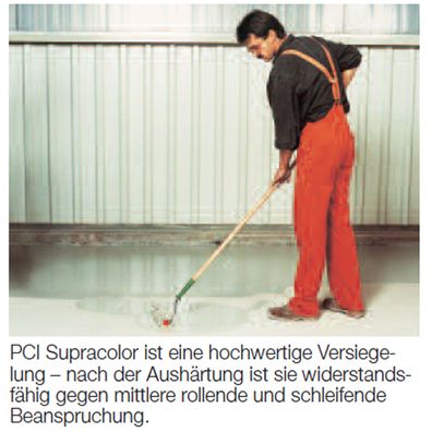 PCI Supracolor Versiegelung 8 Liter - Farbe: RAL 7032 Kieselgrau