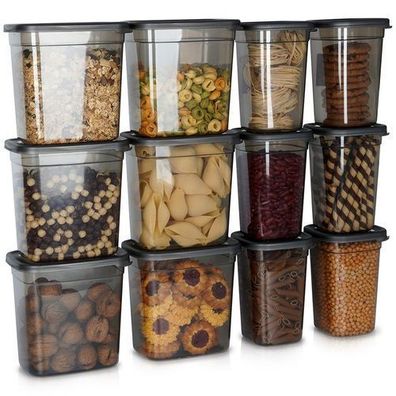 Behälter für lose Produkte mit Deckel 1 l / 1,85 l 12 Stück